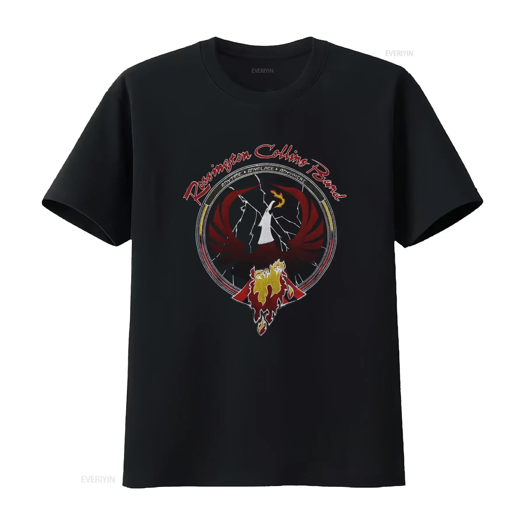 1981 Rossington Collins Band World Tour T Shirt Full Size S 5XL Rock  vintage Washed Unisex Versatile Slightly Stretched homme