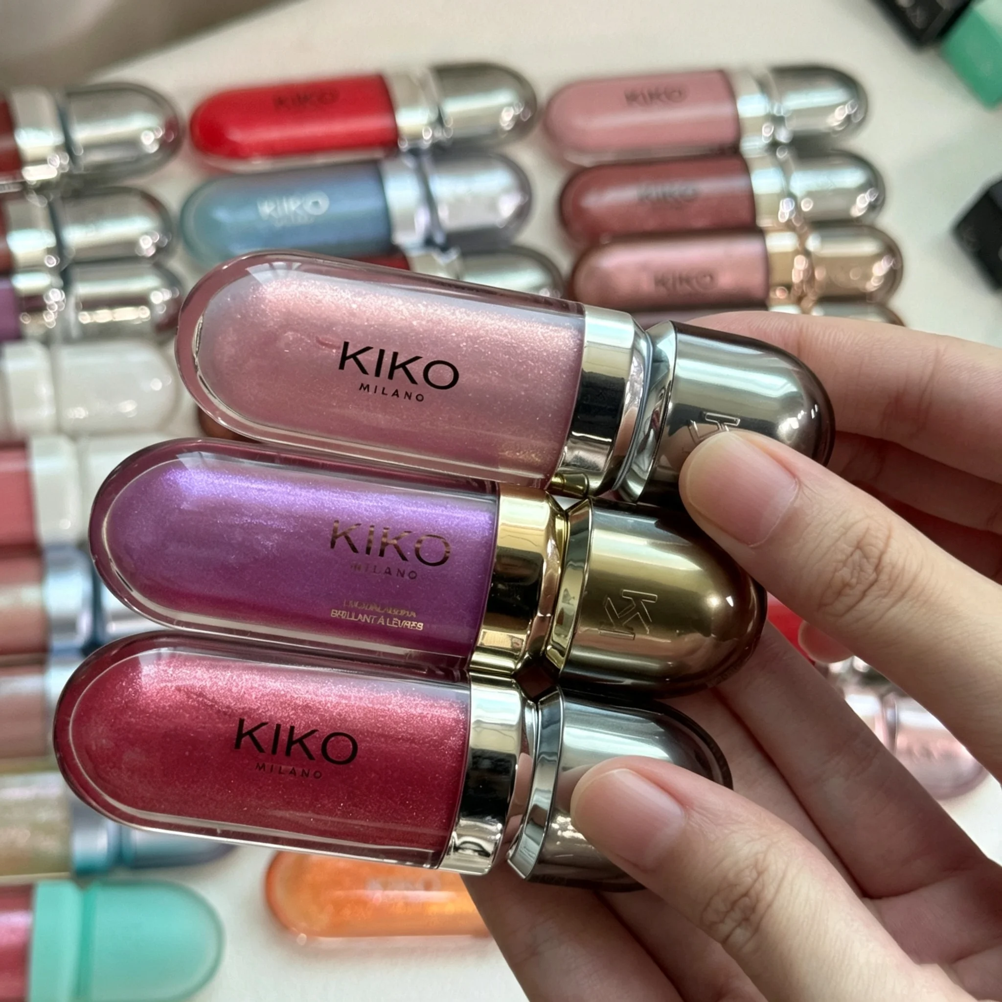 Lip Gloss Cair 3D KIKO Water L - Skincare Laneige ulasan dan harga