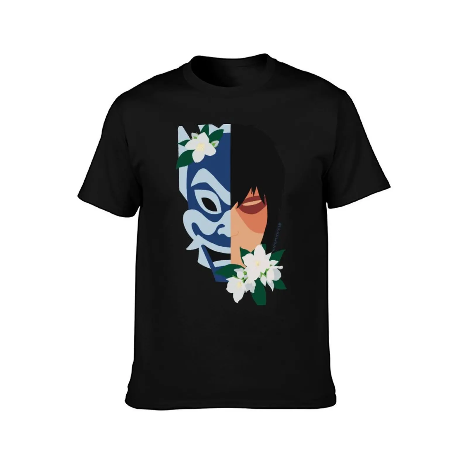 Prince Zuko ATLA Zuko, Minimal, Firebender, Avatar, Blue Spirit T-Shirt Holiday Casual Short Sleeve Top T-Shirt