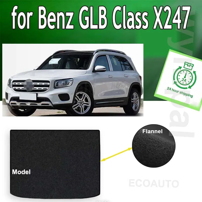 

TREADFIT Rear Trunk Mats For Benz GLB Class X247 2019-2024 Liner Tray Trunk Luggage Floor Pads
