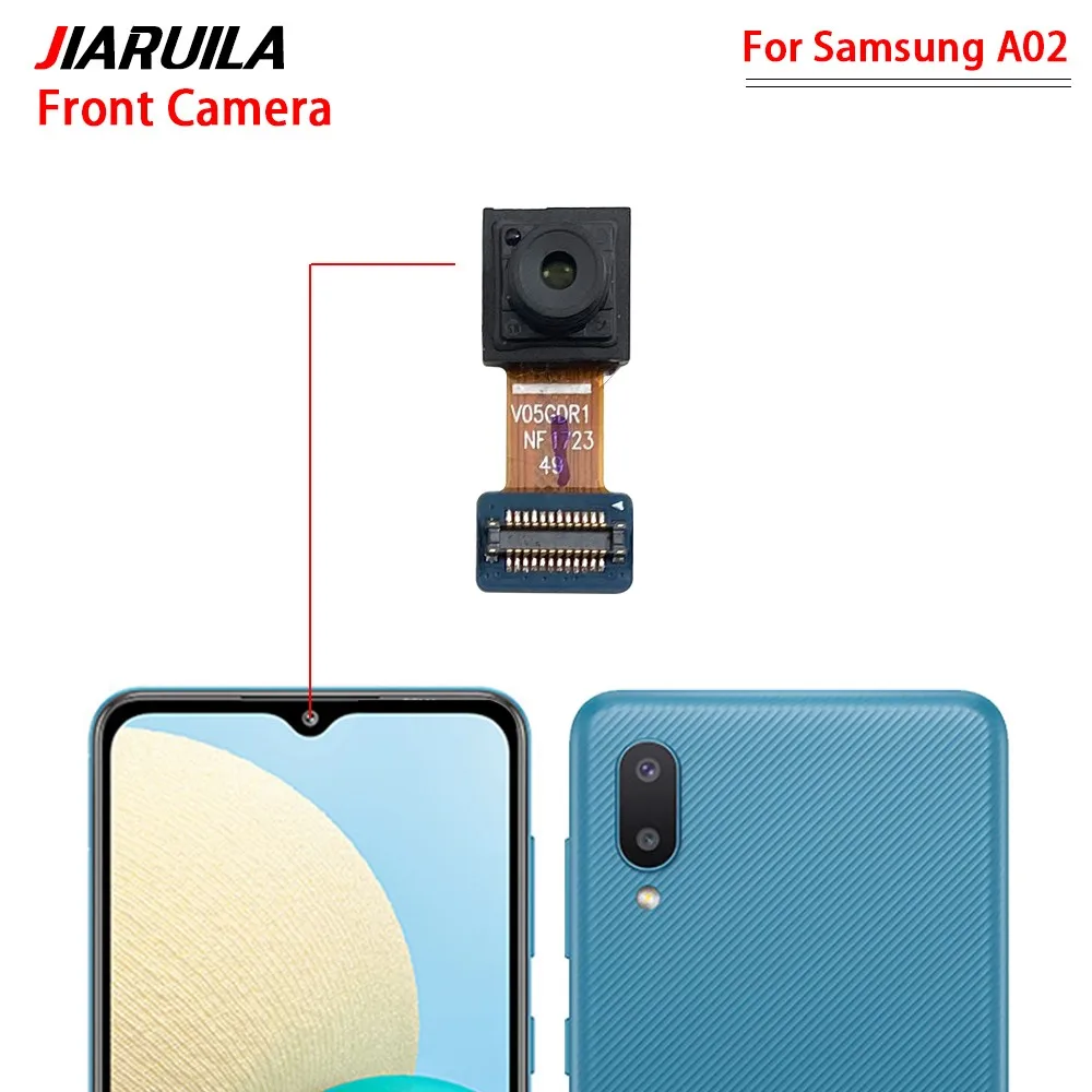 Rear Big Main Back Macro Ultra Wide Camera + Front Facing Camera for Samsung A02S, A01 Core, A02, A03, A01 Replacement Parts