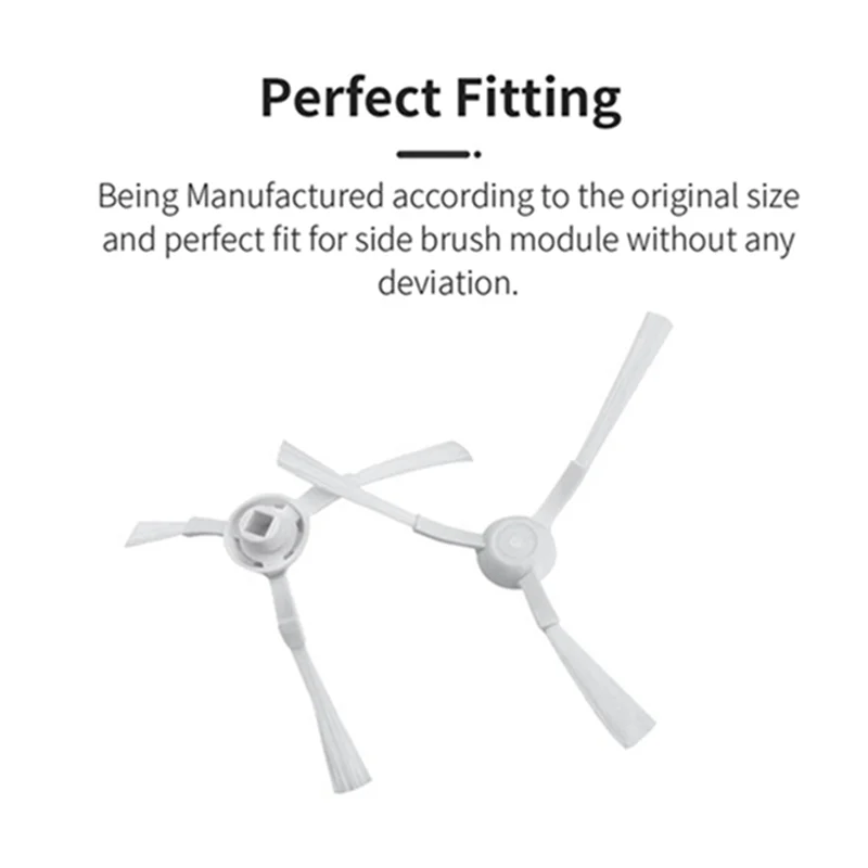 HHTL 14 Uds piezas de repuesto para Xiaomi E12 E10 B112 Aspiradora Robótica paños de fregona filtro de cepillos laterales principales