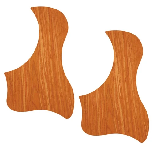Imagen 2 del producto Golpeador de guitarra acústica de 39/40/41 pulgadas, placa protectora antiarañazos, accesorios autoadhesivos de grano de madera