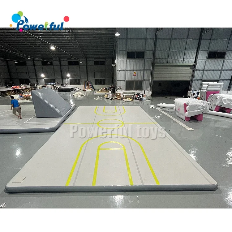 Inflatable Air Track Gymnastics Gym Tumbling Mat Dwf Pvc Inflatable Air Track Can Jump Can Do Professional Moves