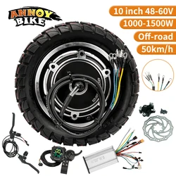 10 inch Hub Motor Kit 48v-60v 1000w 1200w 1500w motor para bicicleta 30A electric bike motor Drive Wheel moteur 48v 1000w