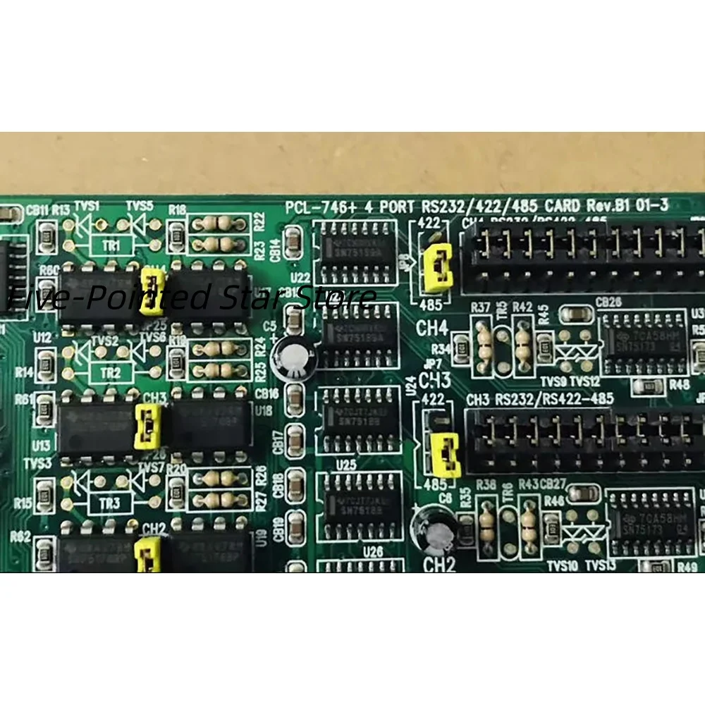PCL-746+  4 port RS-232/422/485 Rev. B1 acquisition card