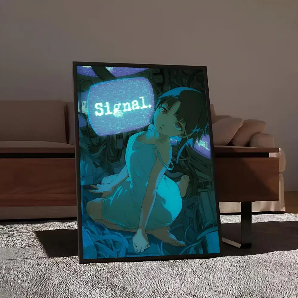 Anime Serial Experiments Lain Painting Calligraphy Print Canvas Art Pictures Home For Living Room Modern Decor Room Home Decor