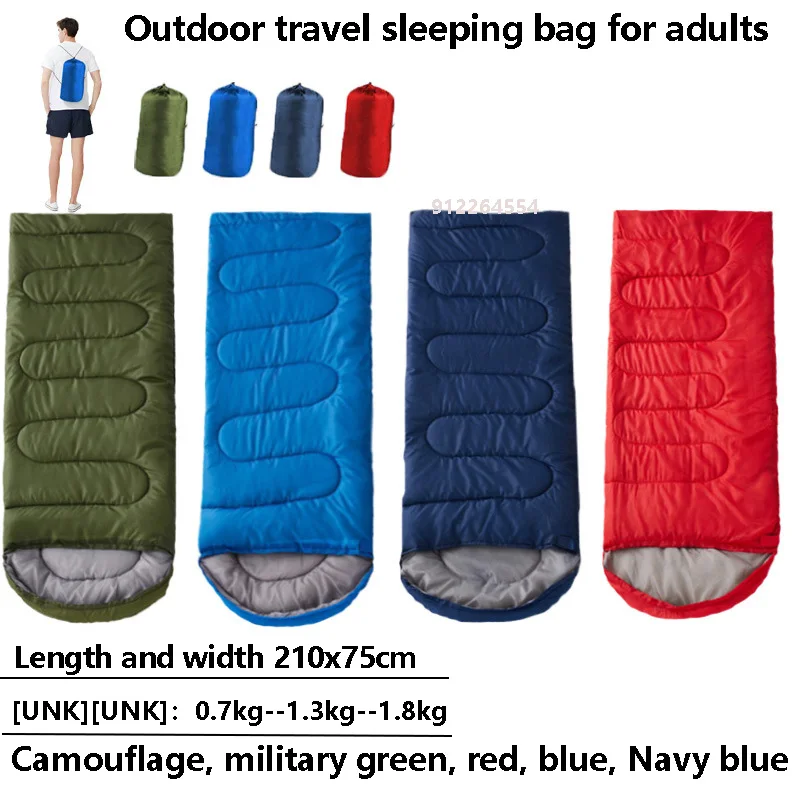 Lightweight waterproof sleeping bags, ultra light cotton sleeping bags, winter sleeping bags, outdoor camping sleeping bags,