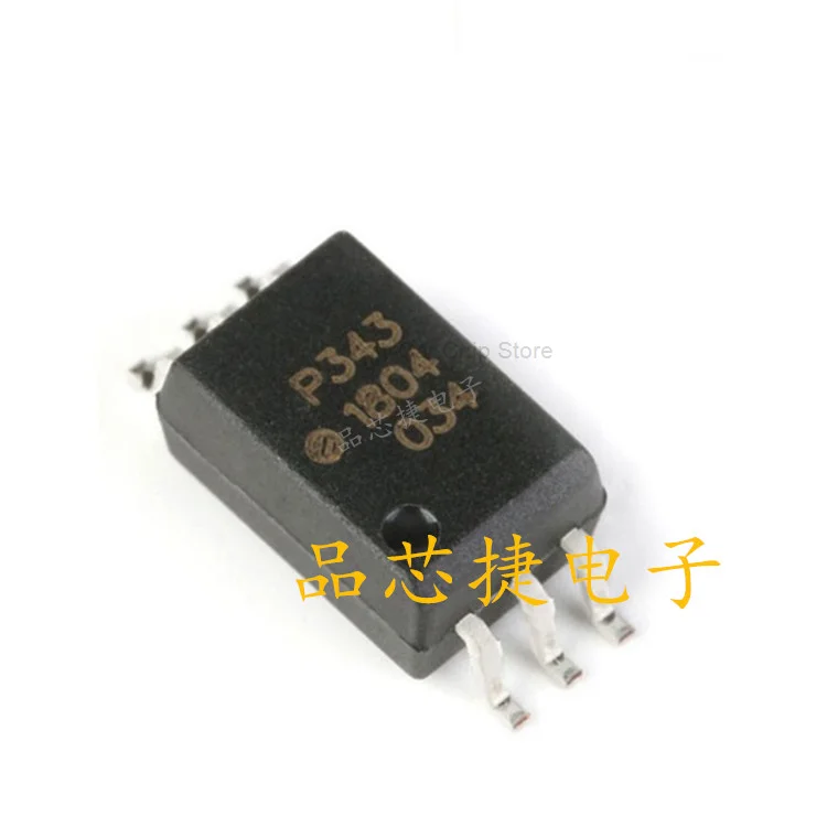 NEW and Original Optocoupler chip, acpl-p343-500e p343 sop-6 printed, 5 pieces, original new product