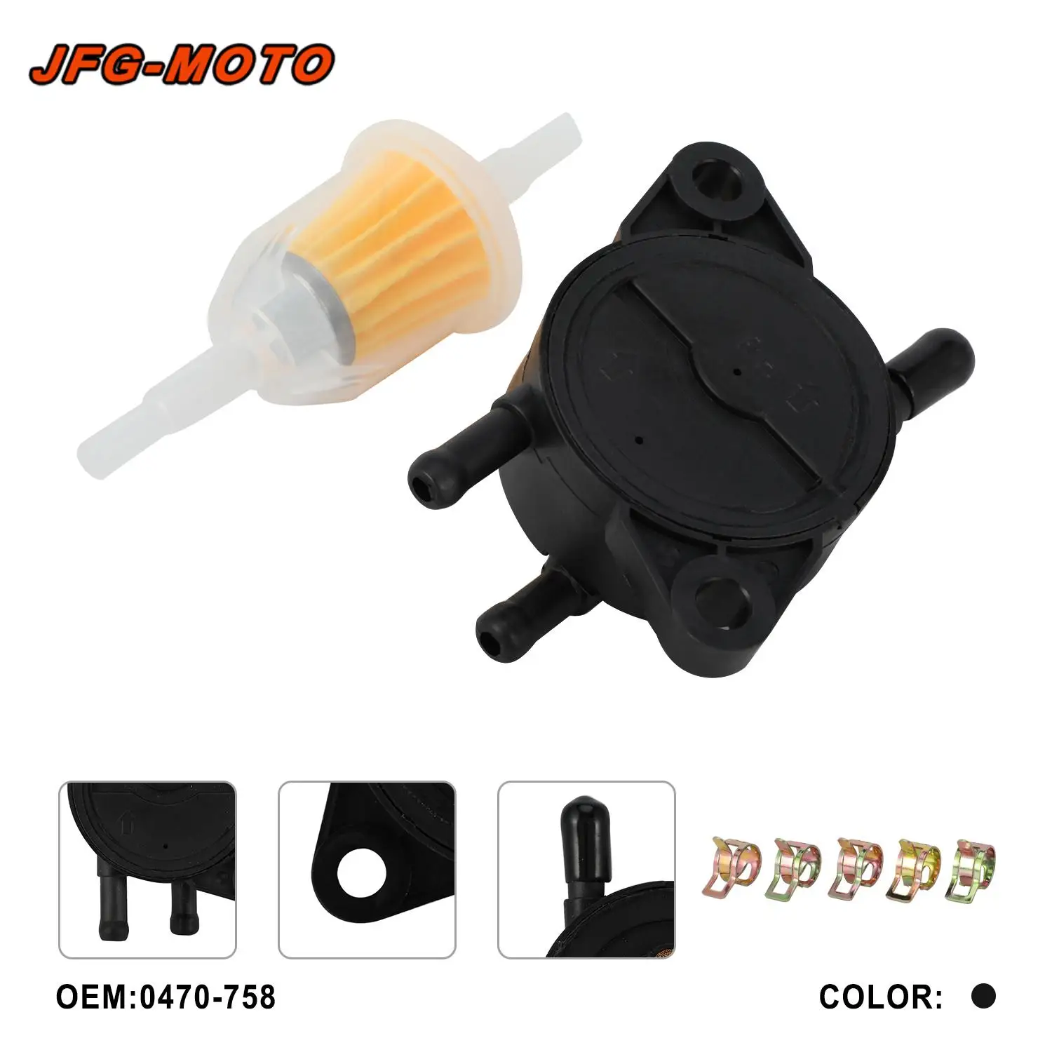 

Motorcycle Tank Gas Fuel Valve Oil Tank Switch Petcock Tap For Kawasaki Brute Force Mule Can-Am Outlander Arctic Cat ATV UTV