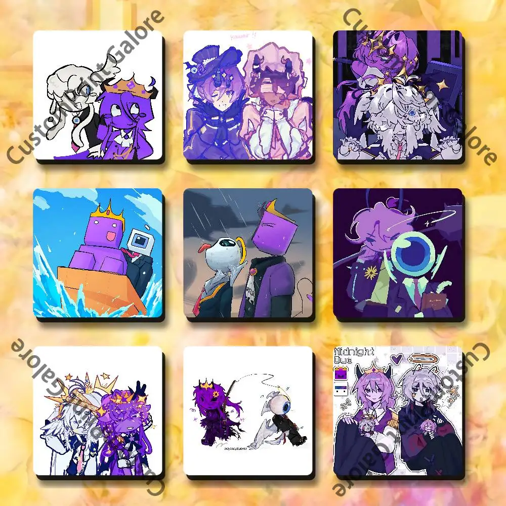 

Wemmbu Eggchan Tax Duo Soft Magnetic Refrigerator Magnets 5.5,7.5cm Personalized for DIY Kitchen Office Decorative