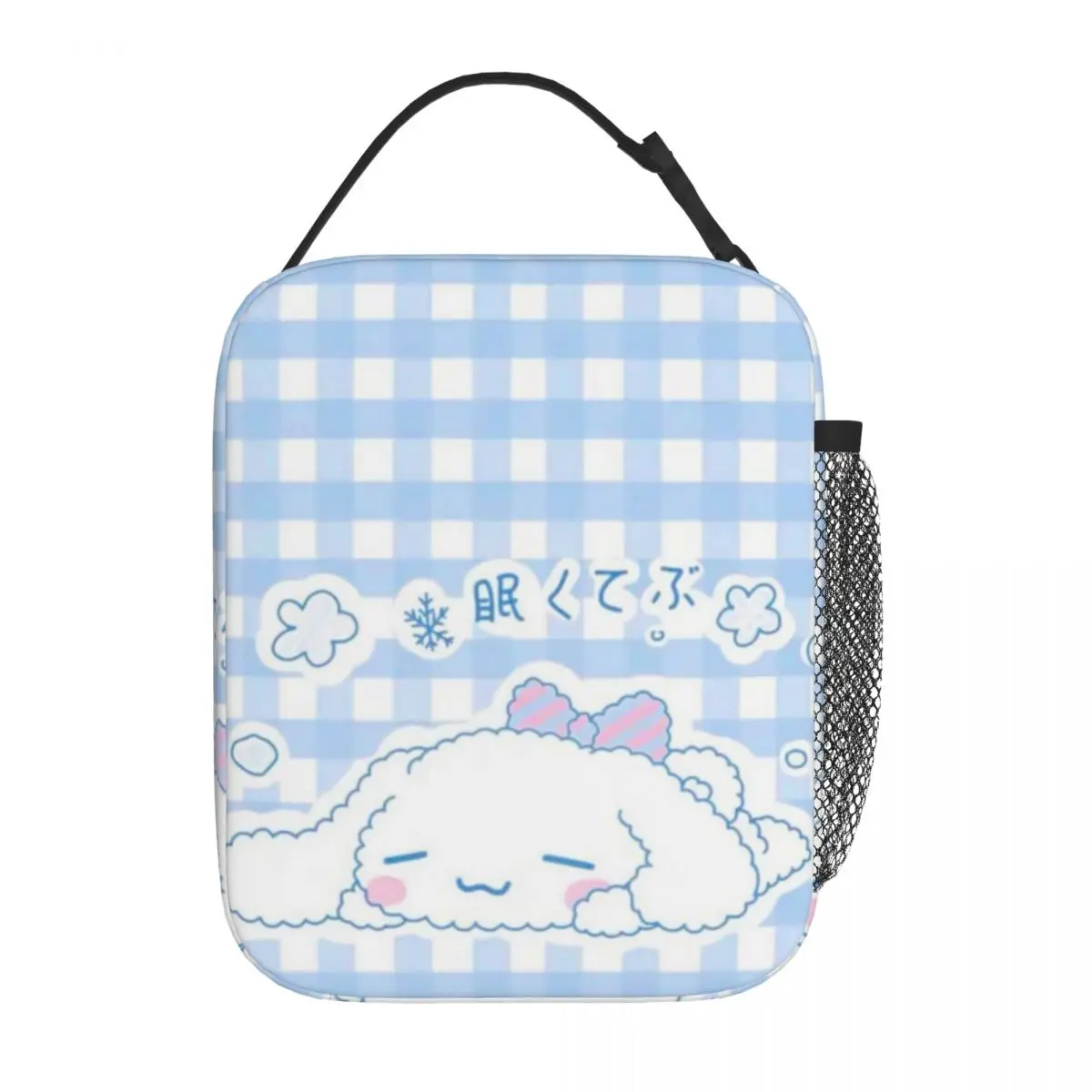 Cinnamoroll Insulated Lunch Bags Thermal Bag Reusable Hello Kitty High Capacity Tote Lunch Box Girl Boy Office Travel