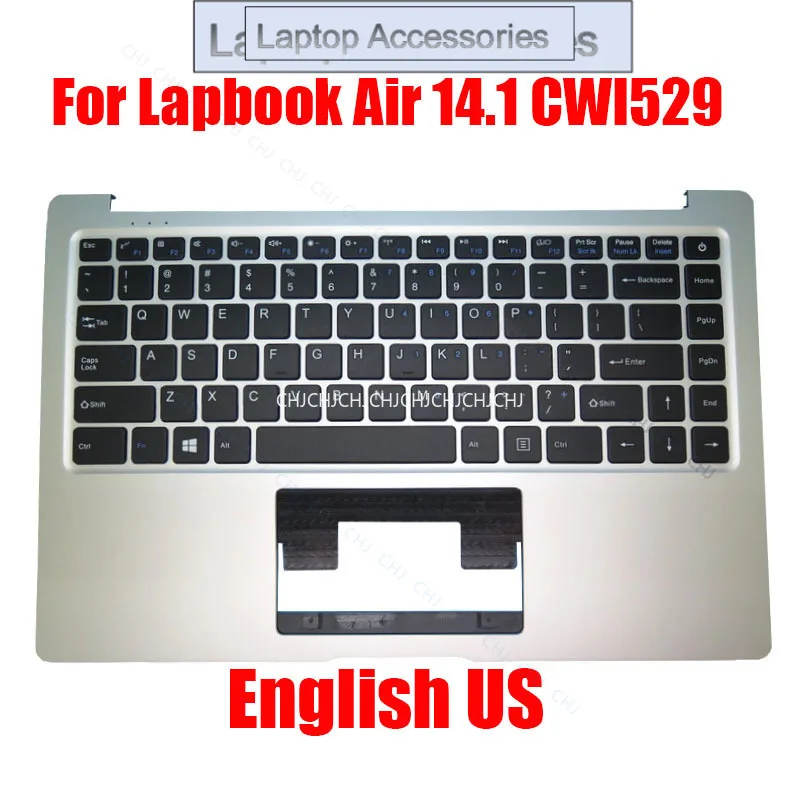 F подставка для рук для ноутбука Chuwi для LapBook Air 14,1 CWI529 CWI539 серебристый с английской американской клавиатурой, верхний чехол, новый F подставка для рук для ноутбука Chuwi для LapBook Air 14,1 CWI529 CWI539 серебристый с английской американской клавиатурой, верхний чехол, новый