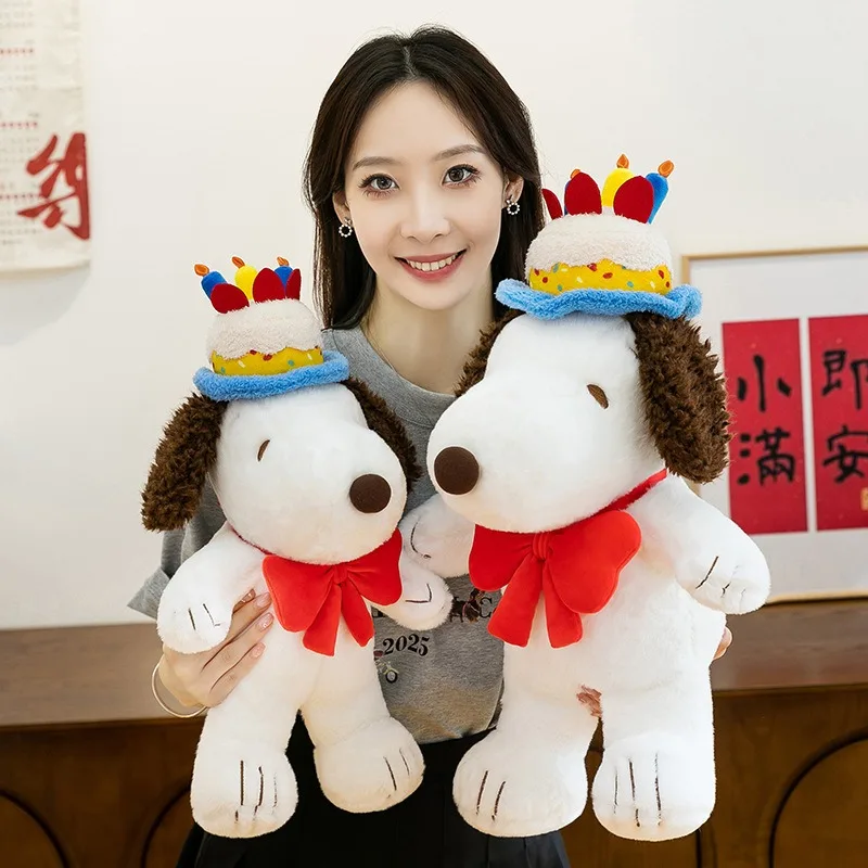 Miniso Kawaii كعكة سنوبي دمية دمية وسادة نوم زخرفة المنزل للفتيات أفضل هدية عيد ميلاد هدية عيد الميلاد #3