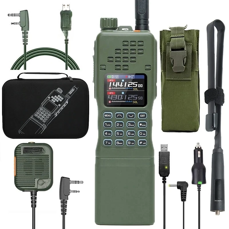 Baofeng AR-152 Pro GPS Walkie Talkie Two Way Radio 12000mAh Battery Tactial 50KM Long Range AN PRC-152 Multi Band Transceiver