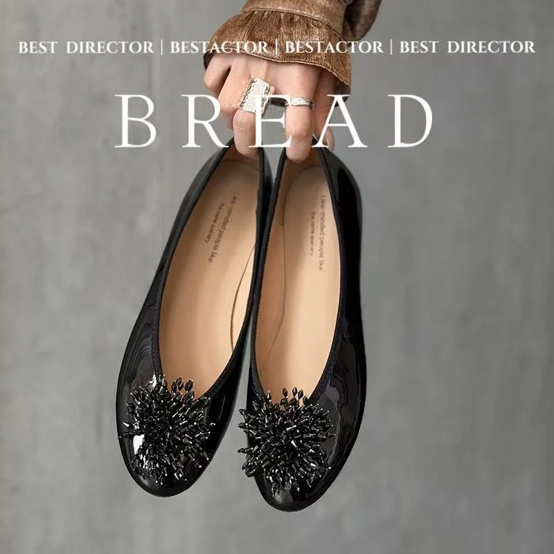 2026 new spring summer women pumps natural leather 22-25cm split leather+sheepskin+pigskin round toe flower women shoes fashion