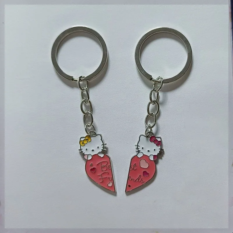 

Hello Kitty Bag Charm Cute Anime Keychain Women Cartoon Backpack Pen Bag Decoration Desktop Ornament Kawaii Girl Gift Wholesale