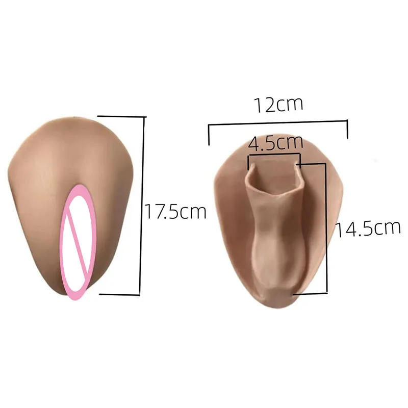 Silicone Flase Vagina Transgender Realistic Shemale Fake Vagina Crossdresser Underwear Pants With Artificial Pussy Penetrable