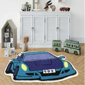 VIKAMA Automobilová módní značka Imitace kašmírového koberce Noční šatna Pokoj Obývací pokoj E-sportovní koberec Domácí dekorace Koberec 10 nejlepší prodej stroj na kebab - №3