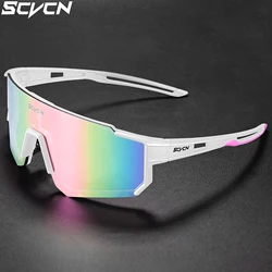 SCVCN Cycling Glasses Cycling Sunglasses Eyepieces Bicycle Eyewear UV400 Sports MTB Outdoor Bike Goggles Sunglasses Equipment