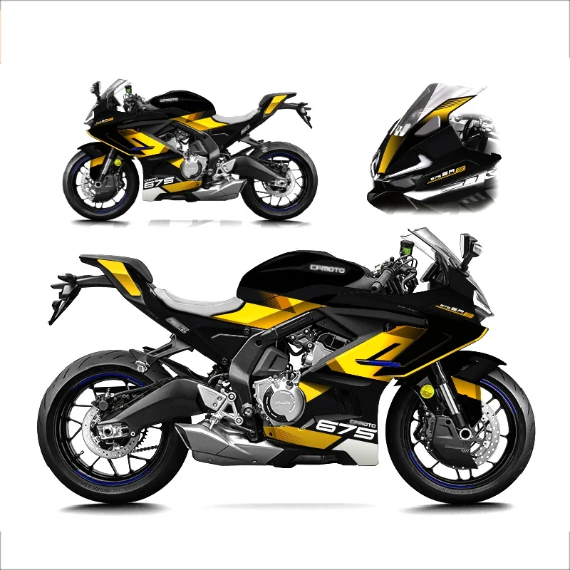 CFMOTO 675SR 675 SR 675SR-S 675SS SR675 오토바이 전신 변경 색상 데칼 방수 장식 보호 스티커