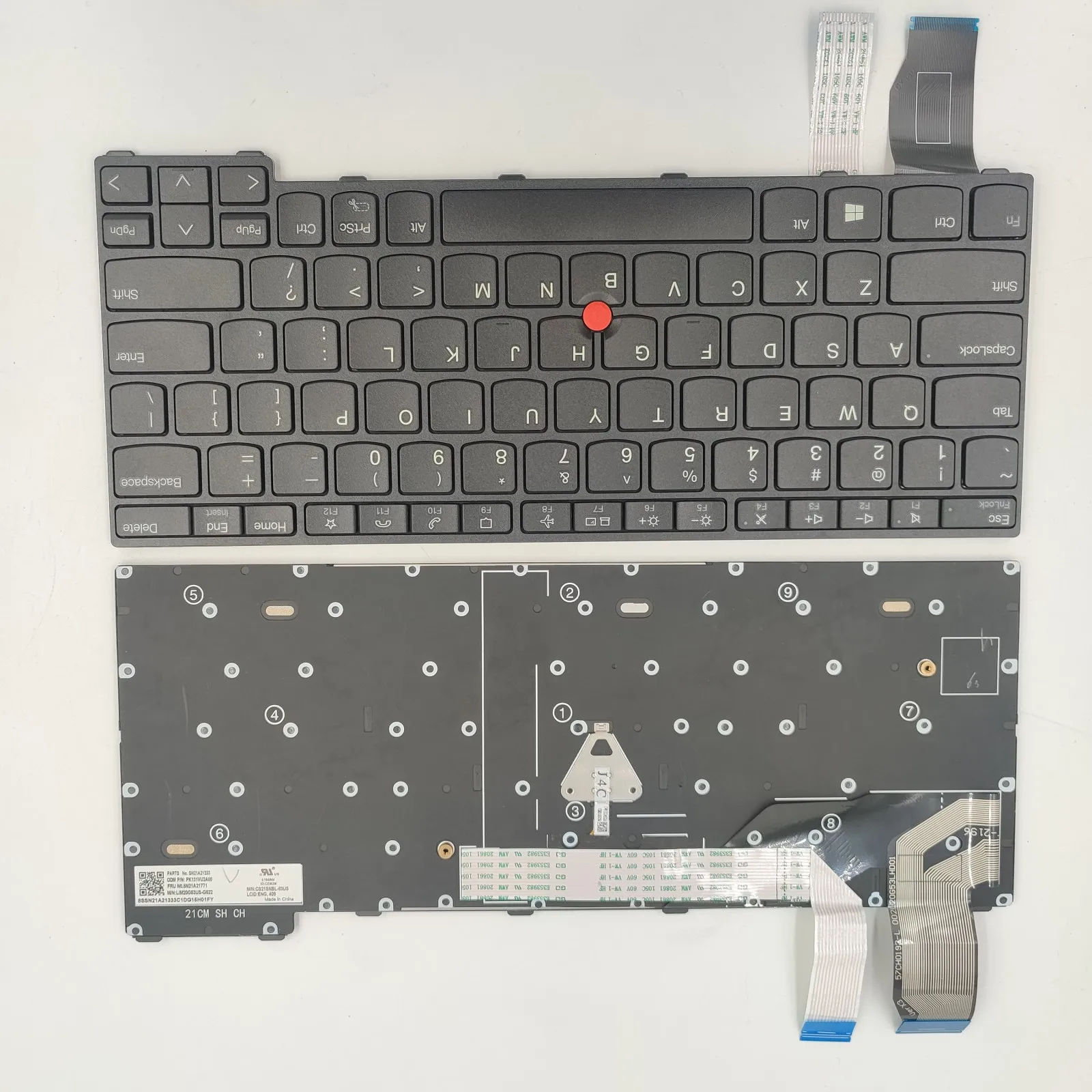 

Клавиатура для ноутбуков Lenovo ThinkPad X13 Gen 2 20WK 20XH X13 Yoga Gen 2 с раскладкой US FR