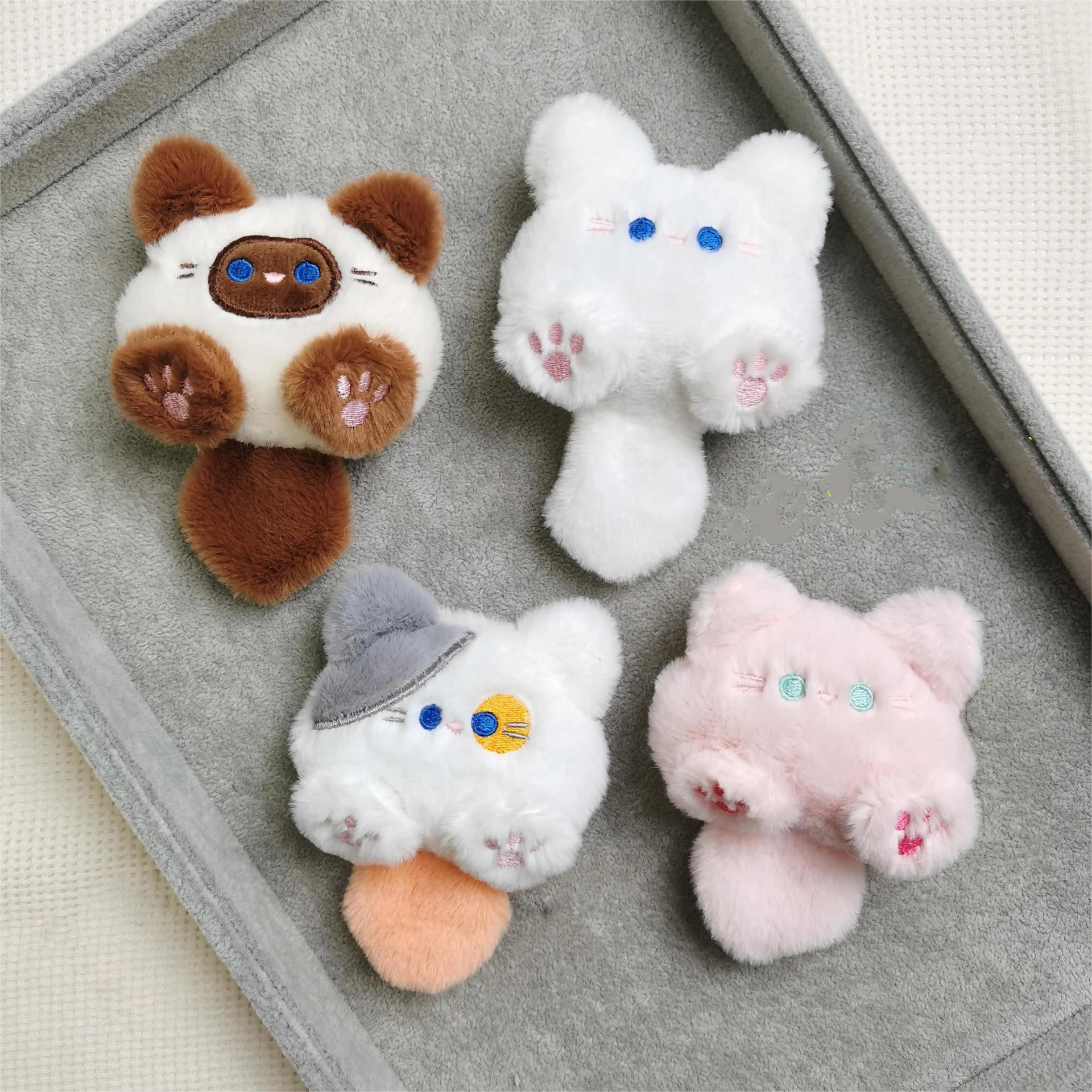 Funny Joy Cute Plush Cat Doll Pendant Girl Backpack Doll Pendant Couple Bag Keychain Decorative Gift