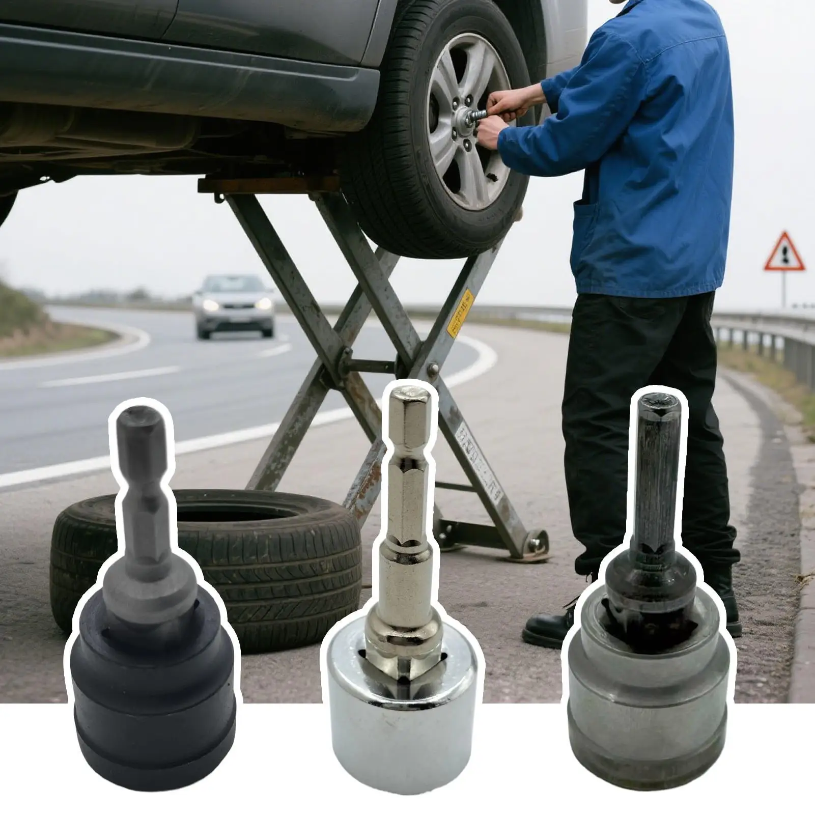 

Стабилизатор для автофургона, адаптер для дрели, устойчивый к ржавчине разъем, портативный адаптер для ножничного домкрата для выравнивания буксировочного прицепа, гаража