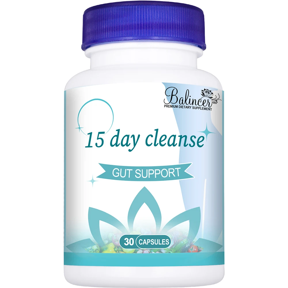 15 Day Cleanse, Helps Cleanse The Intestines Colon Cleanse, Suitable for Women and Men