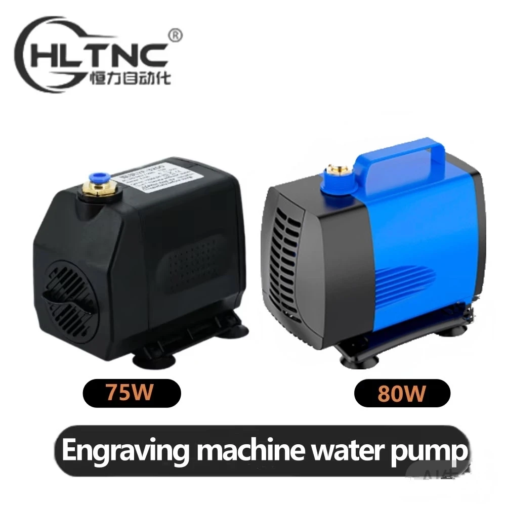 HLTNC CNC 75W 80W 110V 220V Water Pump Spindle Motor Water-cooled Circle Pump For Engraving Machine 1.5KW 2.2KW spindle motor
