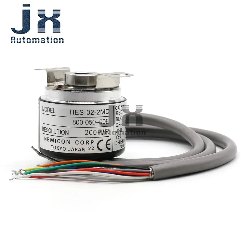 Оригинальный японский инкрементный поворотный энкодер NEMICON HES-02-2MD (800-050-00E) для станков с ЧПУ Оригинальный японский инкрементный поворотный энкодер NEMICON HES-02-2MD (800-050-00E) для станков с ЧПУ
