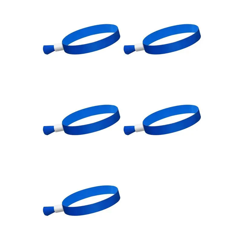 

A99E-500 Pcs Cloth Event Wristbands, Colored Wrist Bands For Events, For Lightweight Concert Wrist Strap (Blue)