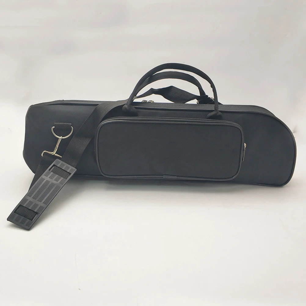 

Single Shoulder Sliver Small Bag Oxford Cloth Backpack Trumpet Carrying Case Handbag