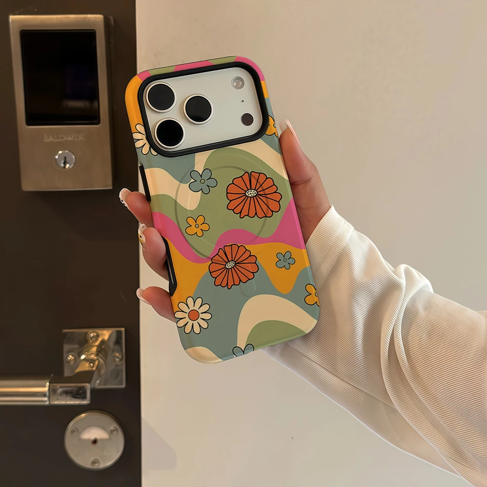 Retro Daisy Wave iPhone 18 Mus - Apple Iphone 15 Pro Max recensie en prijs