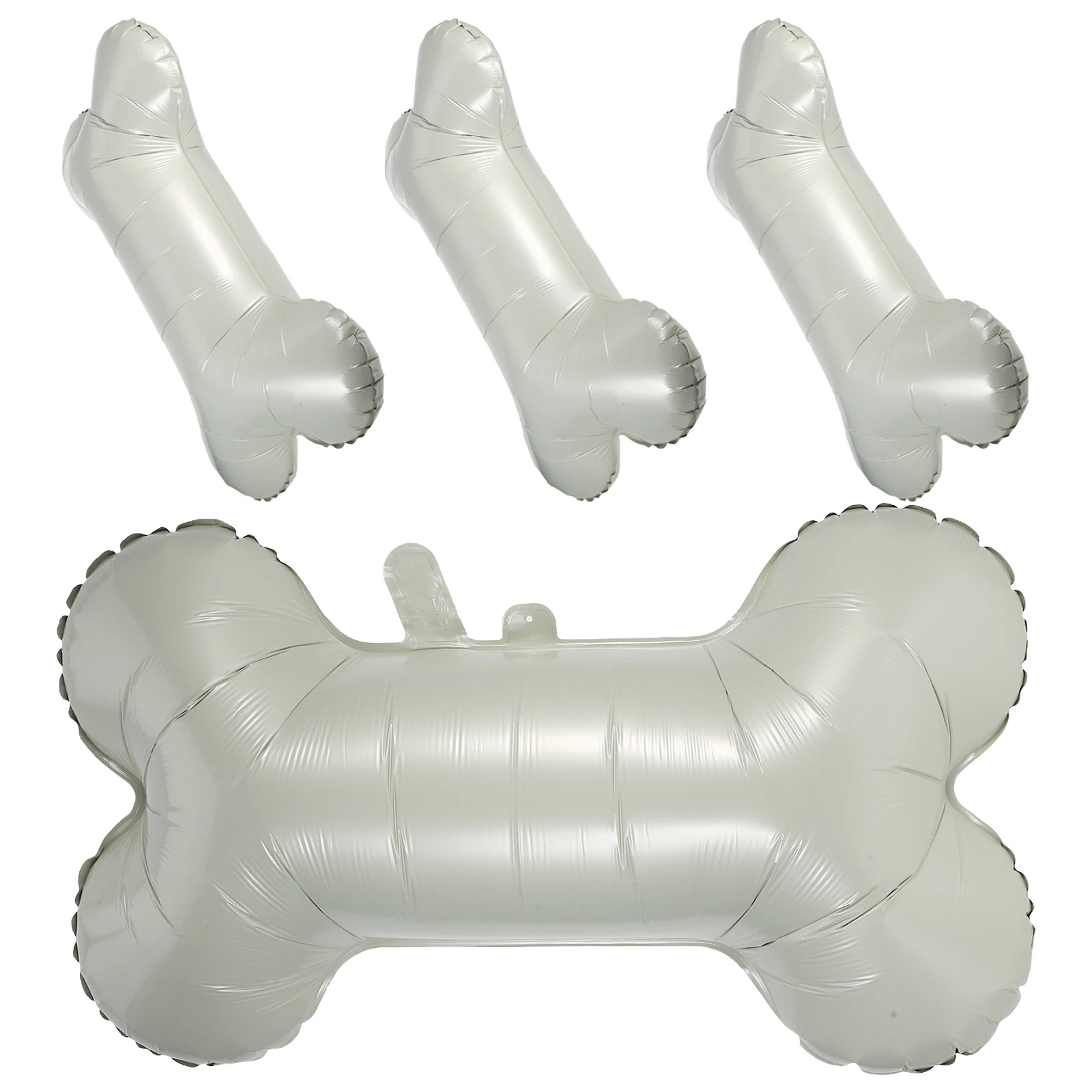 

4PCS Bone Shaped Balloons Aluminum Foil Party Decoration Festival Decorations Unique Photo Props Safe Material Easy Inflate