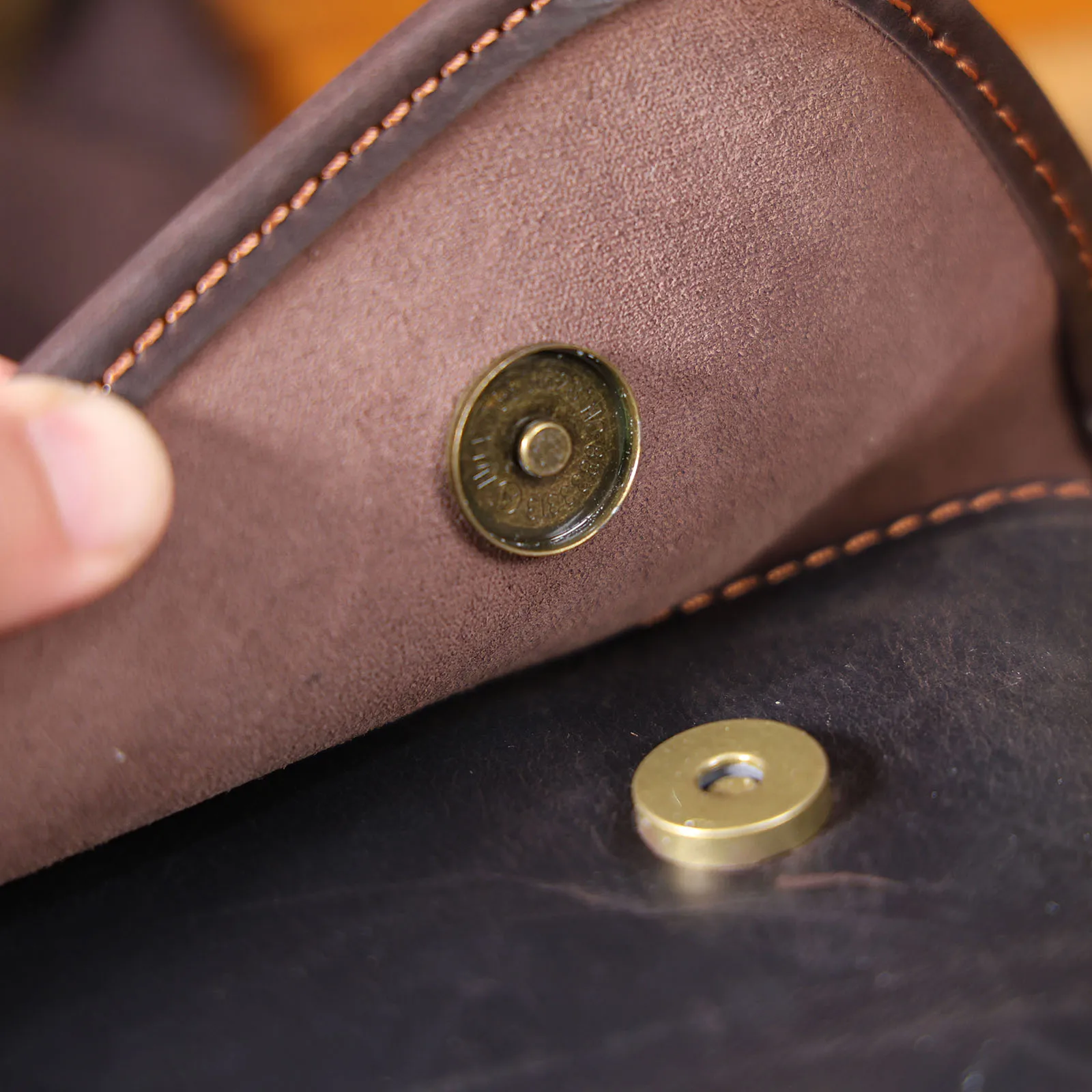 S. Arbeiter Echt leder Herren Umhängetasche, Umhängetaschen einfache Mode Rindsleder Tasche, Crazy-Horse Leder lässig Vintage-Stil – Detail 16
