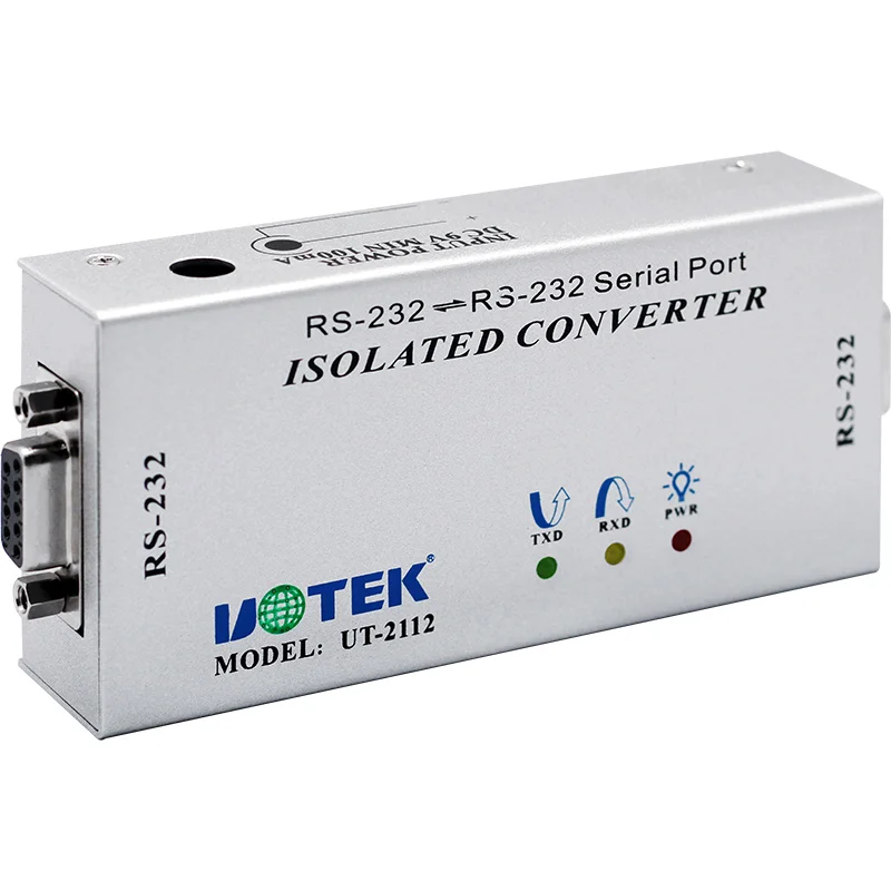 UOTEK Industrial Grade RS-232 9 Bits Full Signal Isolated Converter RS232 Adapter UT-2112 Isolation Connector