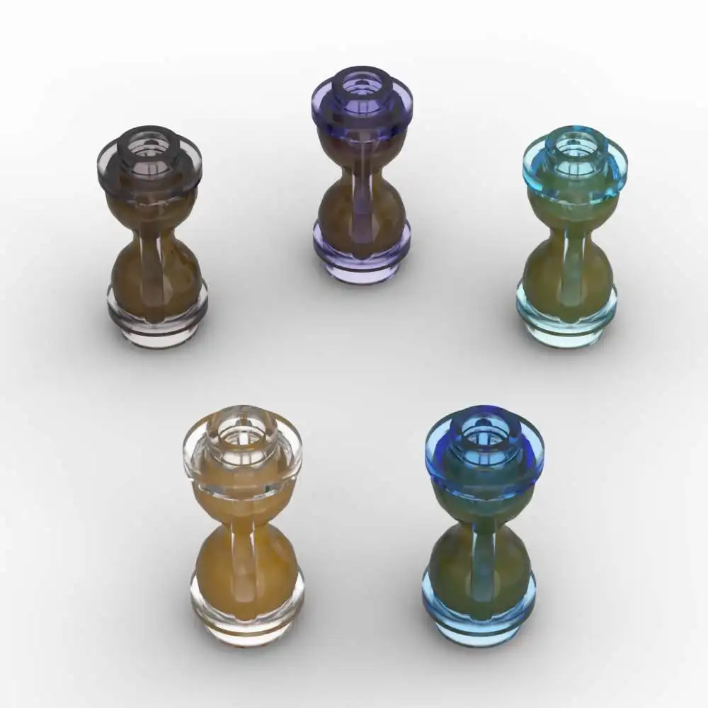 MOC 10PCS Impilabile 23945 Temporizzazione Mattoni sostituibili Utensile Clessidra Building Block Casa Giocattolo divertente Adulti Ragazzi Regali di festa