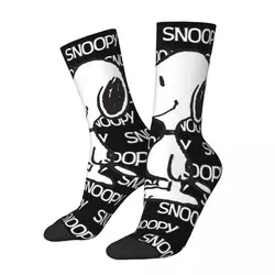 Snoopy Cartoon Peanuts Comic Design Socks Accessories for Unisex Sweat Absorbing Printing Socks