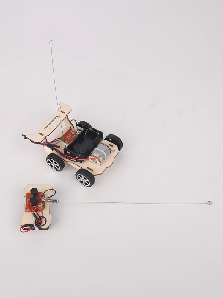 DIY RC Car Physics Experiment Learning Practical Skills Education Toy for Kids