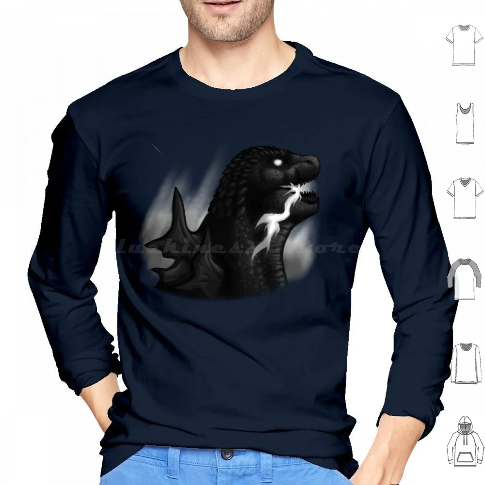 

Minus One Bust Hoodies Long Sleeve Gojira Kaiju Minus One