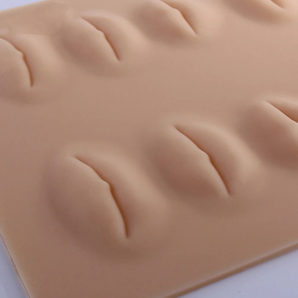 ممارسة الشفاه ثلاثية الأبعاد المهنية ورقة الجلد وهمية للتدريب محاكاة نسيج الجلد البشري الوشم #4