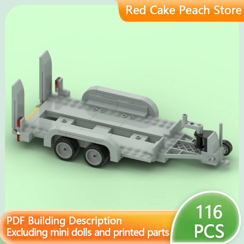 

Urban Rescue Vehicles Model MOC Building Bricks Rescue Trailer Modular Technology Children Holiday Gifts Assemble Toys Suit