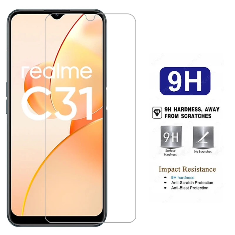 Realme C31用スマホケース 強化ガラス付き realmec31 c 31 31c バックカバー 360°保護 realmi real me mi reali relme reame ralme c31ケース