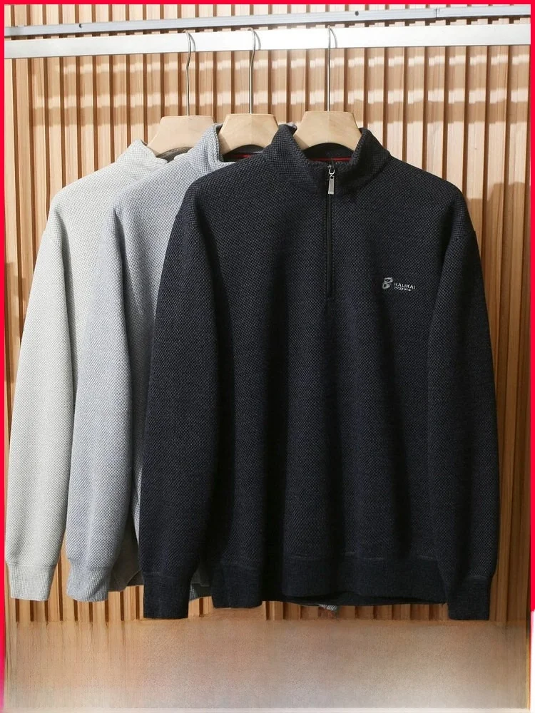 

Fce Lined f Zip Men's Sweater Jaet Warm Soft High Comfort Autumn Winter New Arrival Faionable Knittedwear