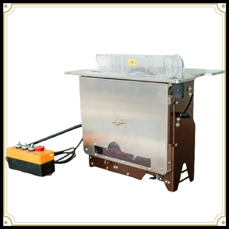 DIY Adjustable Brushless Mini Table Saw Multifunctional Cutting Sanding Polisher For Wood Acrylic Thin Metal Desktop Machine