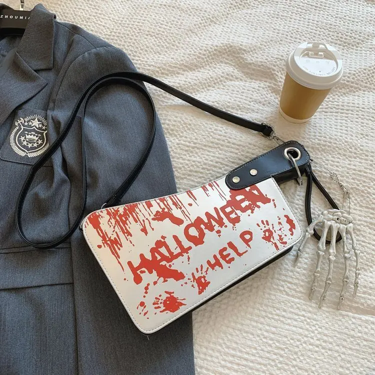

Cute knife shape shoulder bag Halloween funny crossbody bag women's fashion clutch bag