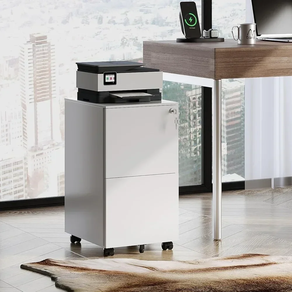 BestsellerBestsellerBestseller[Discounted Price!]2-drawer rolling file cabinet with lock, metal filing cabinet for home office,