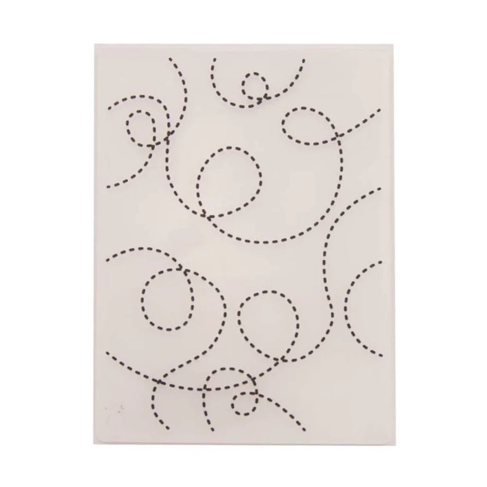 DIY Plastic Bump Embossing Template Stencil Folder for Album Scrapbooking Paper Craft Decor (EM061)