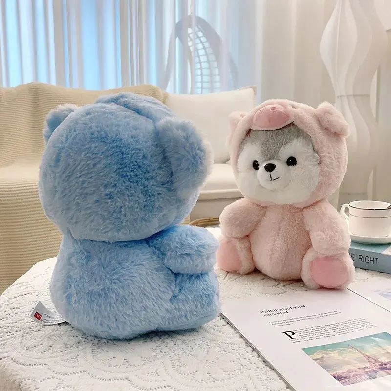 20 cm Kawaii Hond Knuffel Anime Husky Cosplay Varken Pop Gevuld Zacht Creatief Dier Hond Kussen Speelgoed voor Kinderen